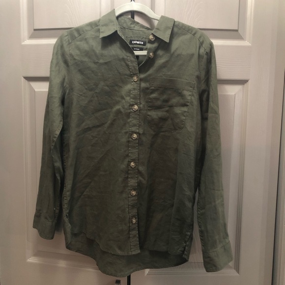 Express Button Down Shirt - Picture 2 of 5